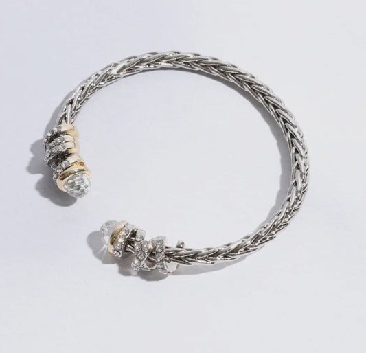 4mm Round Ponytail Bangle Bracelet