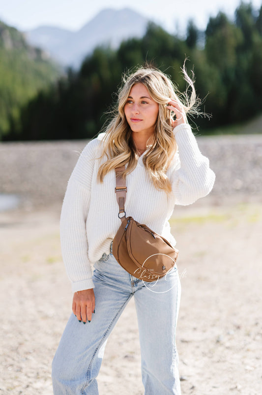 Margot Moon Belt Bag - Mocha RTS